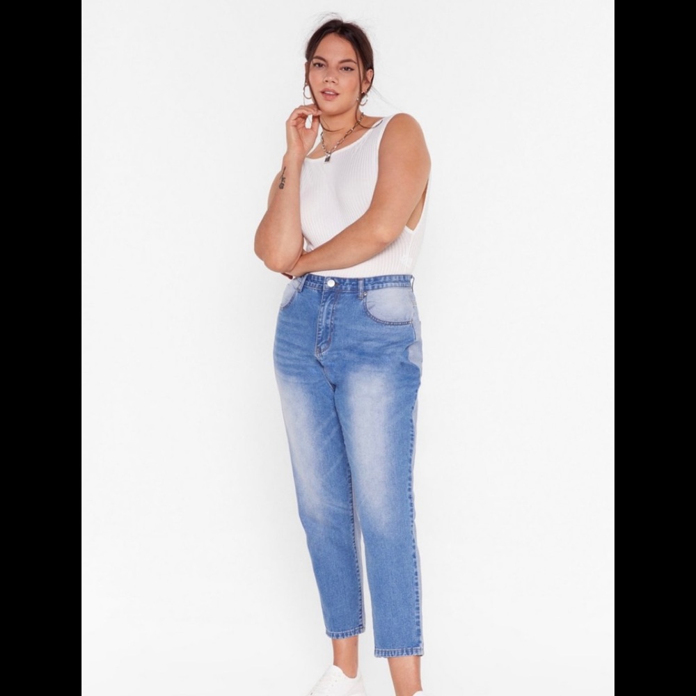 NWT | Nasty Gal Plus Size Mom Jeans